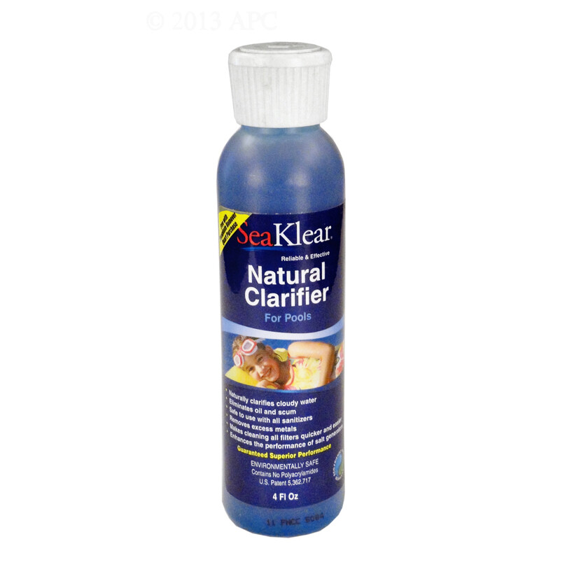 SeaKlear Natural Clarifier for Pools 4 oz Bottle w/Easy Pour Spout SKP-C-Z gallery