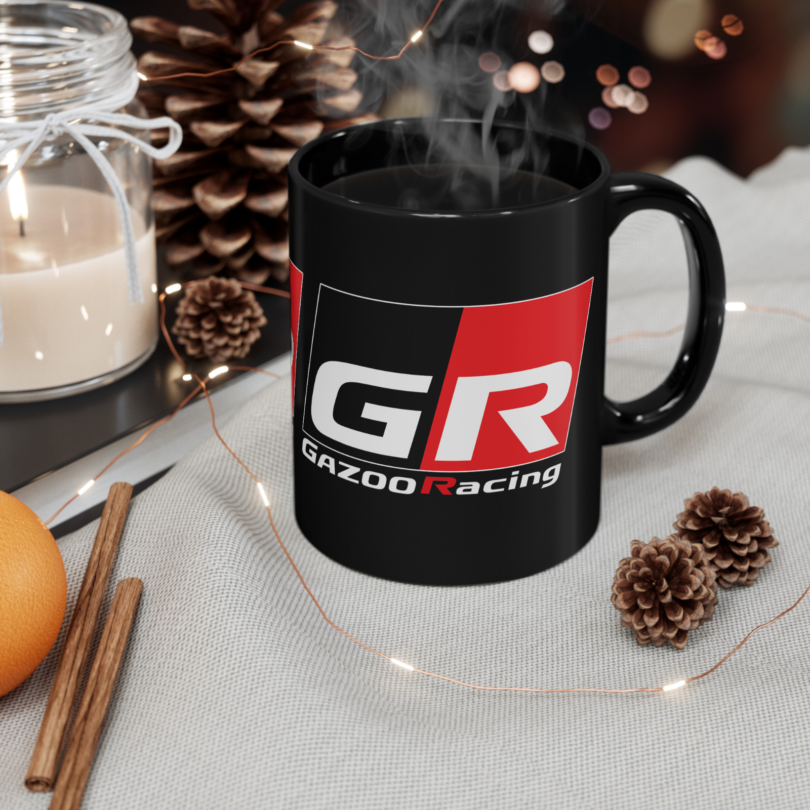 GR Gazoo Racing Japan Tuner 11oz Coffee Tea Black Mug gallery