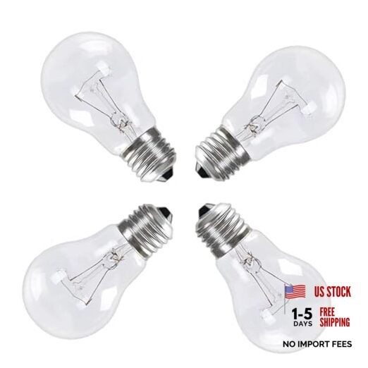 A19 Clear Incandescent Rough Service Light Bulb, 100 Watt Incandescent Light gallery
