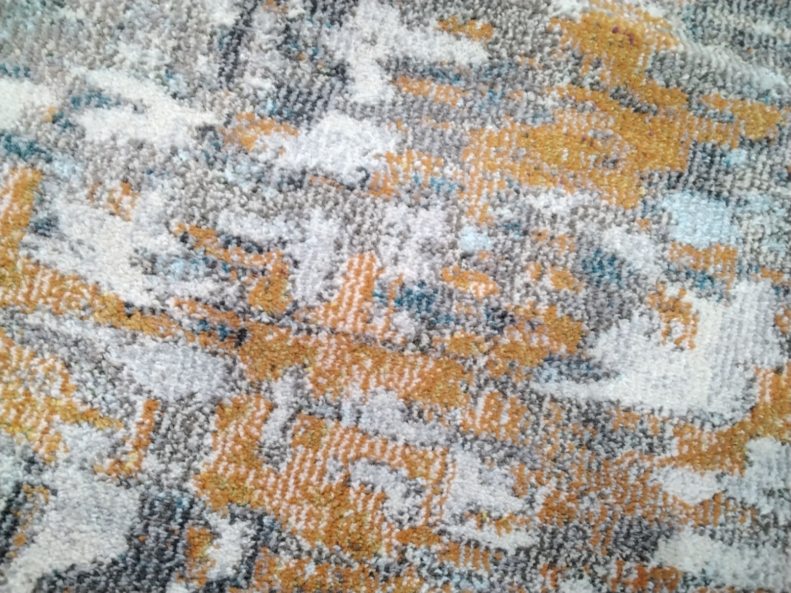 GREY / ORANGE 10' X 14' Damaged Binding Rug, Reduced Price 1172730864 MAD460F-10 gallery
