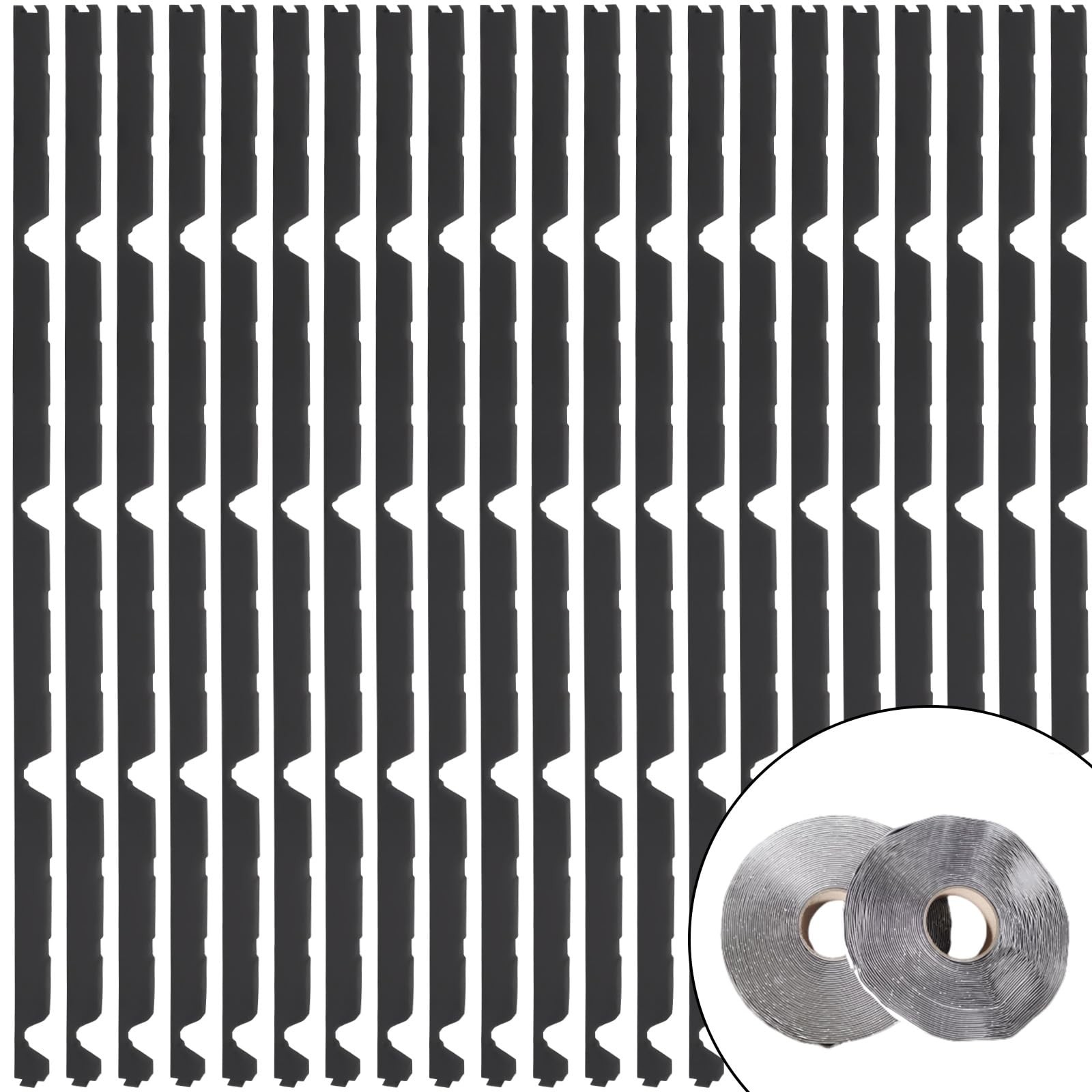 12in Outside Classic Rib Profile Foam Metal Roof Closure Strips, Panel Foam C... gallery