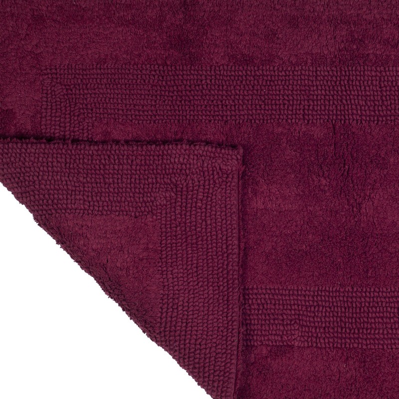 Lavish Home Reversible Long Bath Mat - 60x24-Inch Plush Cotton Bathroom Runner gallery