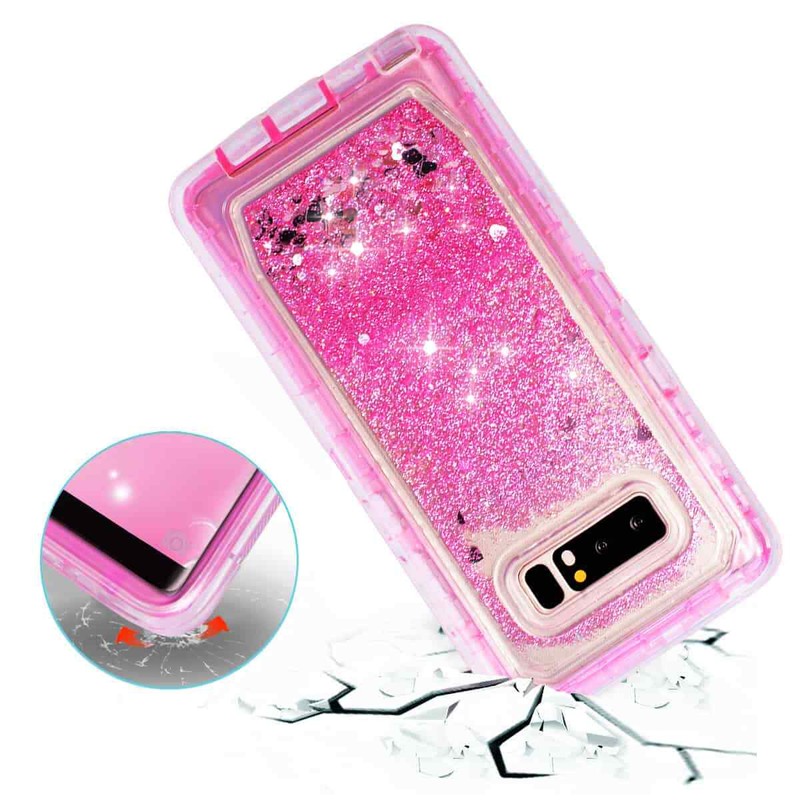 For Samsung Galaxy S10/S10e/S10+Plus Liquid Glitter Shockproof Defender Case gallery