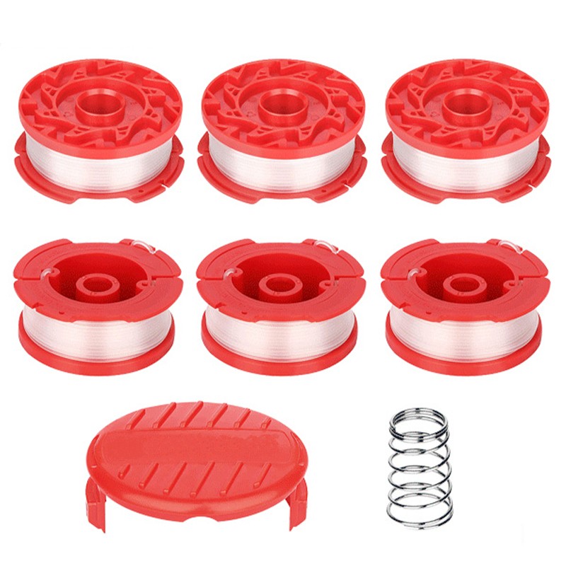 6 Spool+1 Cap+1 Spring CMZST065 Replacement String Trimmer Spool For CRAFYSMAN gallery