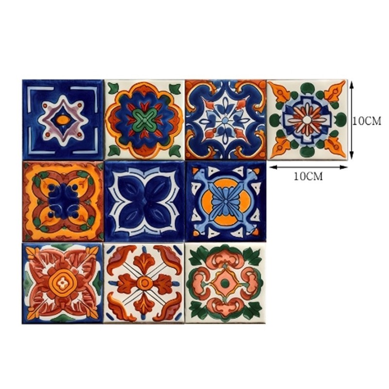 Decorating Needs Mexican Tiles High Quality PVC Long Lasting Use Mexican Tiles gallery