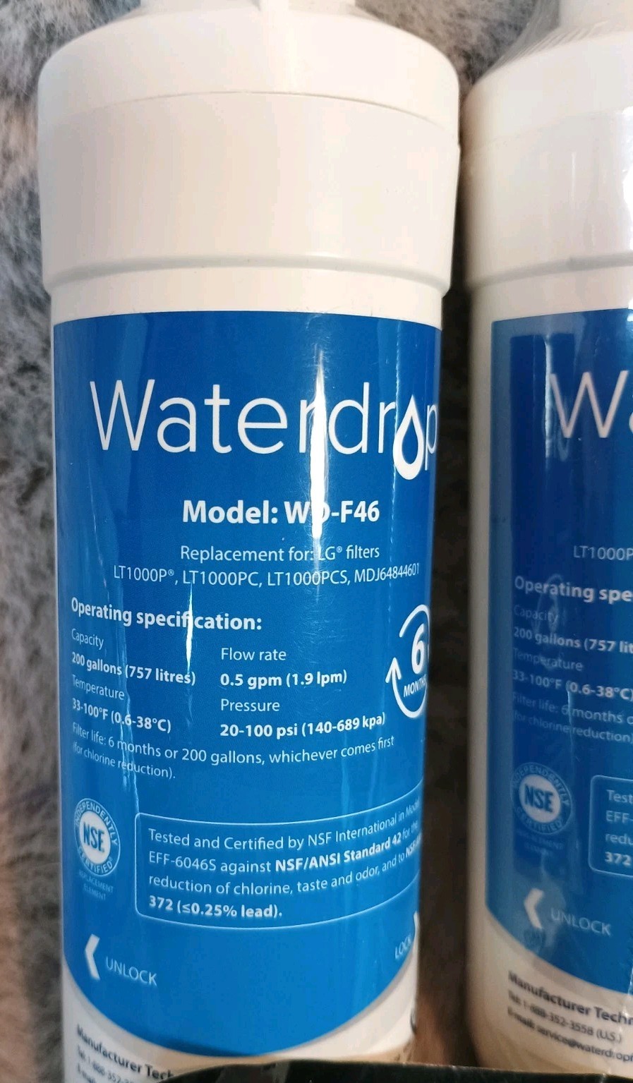 waterdrop replacement filter Model: WD-F46 gallery
