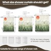 Mountain Shower Curtain Forest, Green 72"W x 72"L (Pack of 1) Green Red gallery