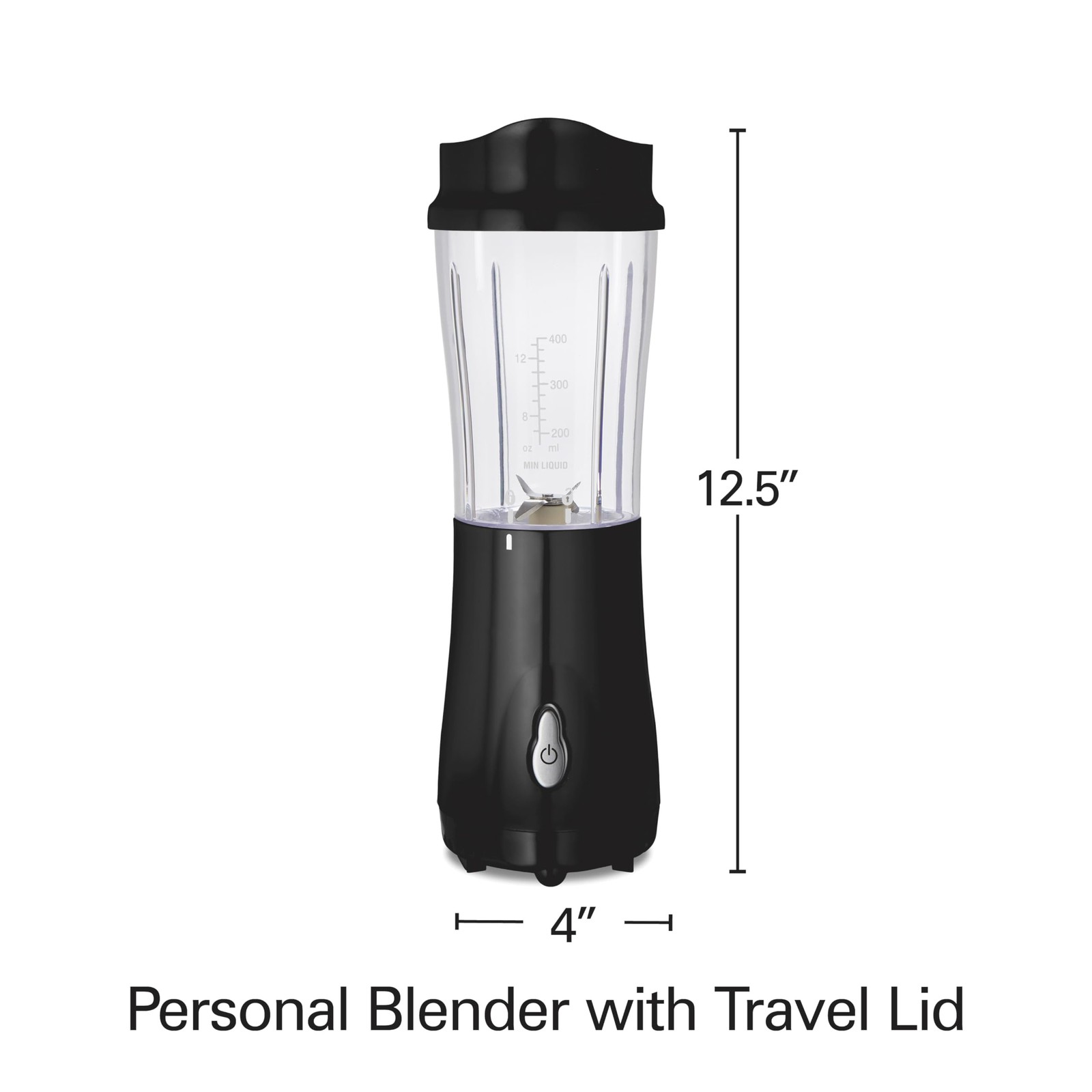 Protein Shake Blender for Smoothies and Frozen Fruits, 14 Oz Travel Cup with Lid gallery