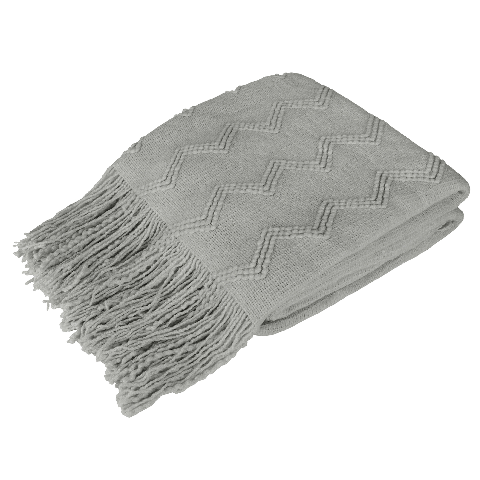 Textured Knitted Fringe Throw Blanket Decorative for Couch Sofa Bed Lightweight gallery