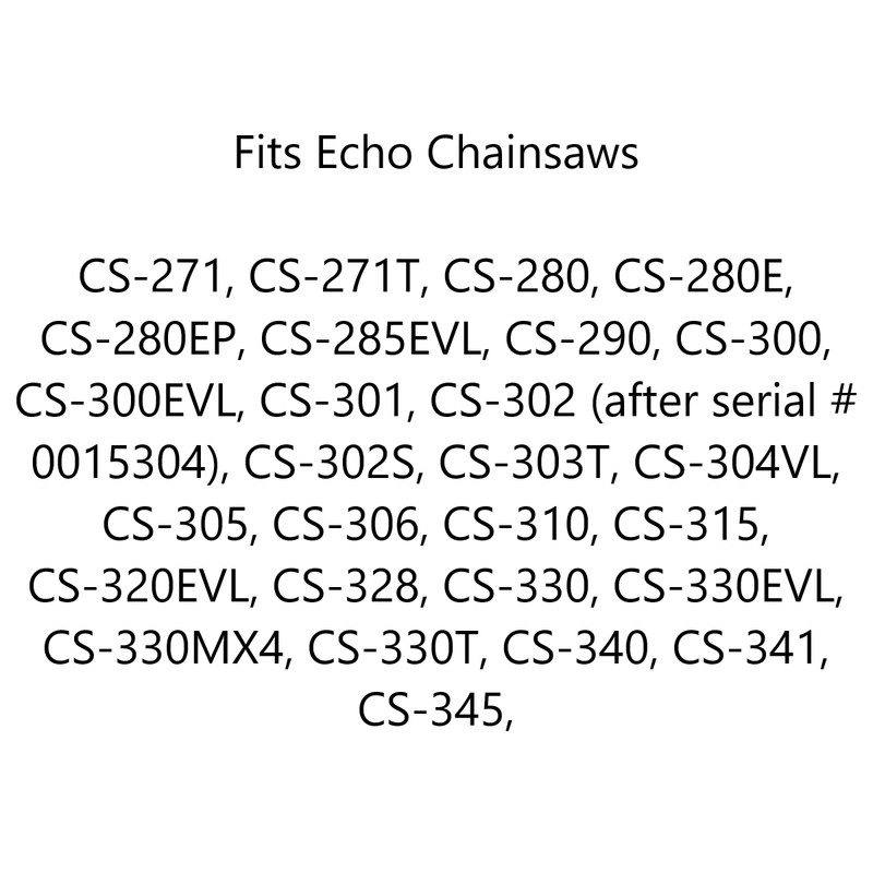12" Bar & 2 Chains for Echo CS-271T CS-280EP CS-285EVL, 124MLEA041 / 90PX045G(2) gallery