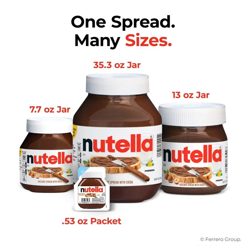 2 PACK - Nutella Hazelnut Spread With Cocoa, 26.5 oz Great Price Free Shipping gallery