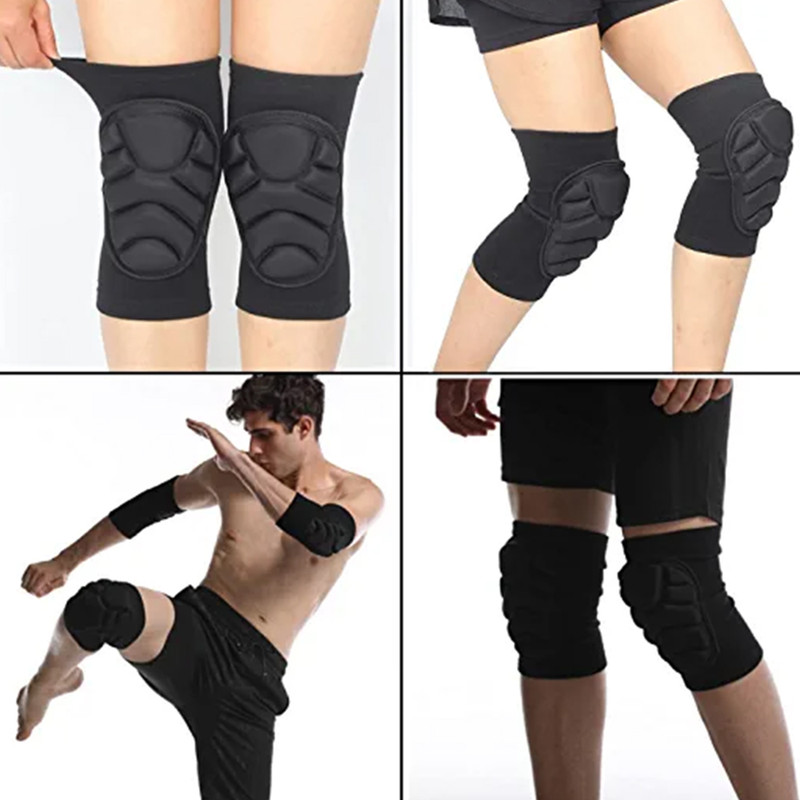 1 Pair Knee Pads Construction Floor Work Gears Sport Professional Leg Protector gallery