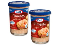 2 Kraft Pimento Cheese Spread 5 oz Each Jar Best By 6/26 New