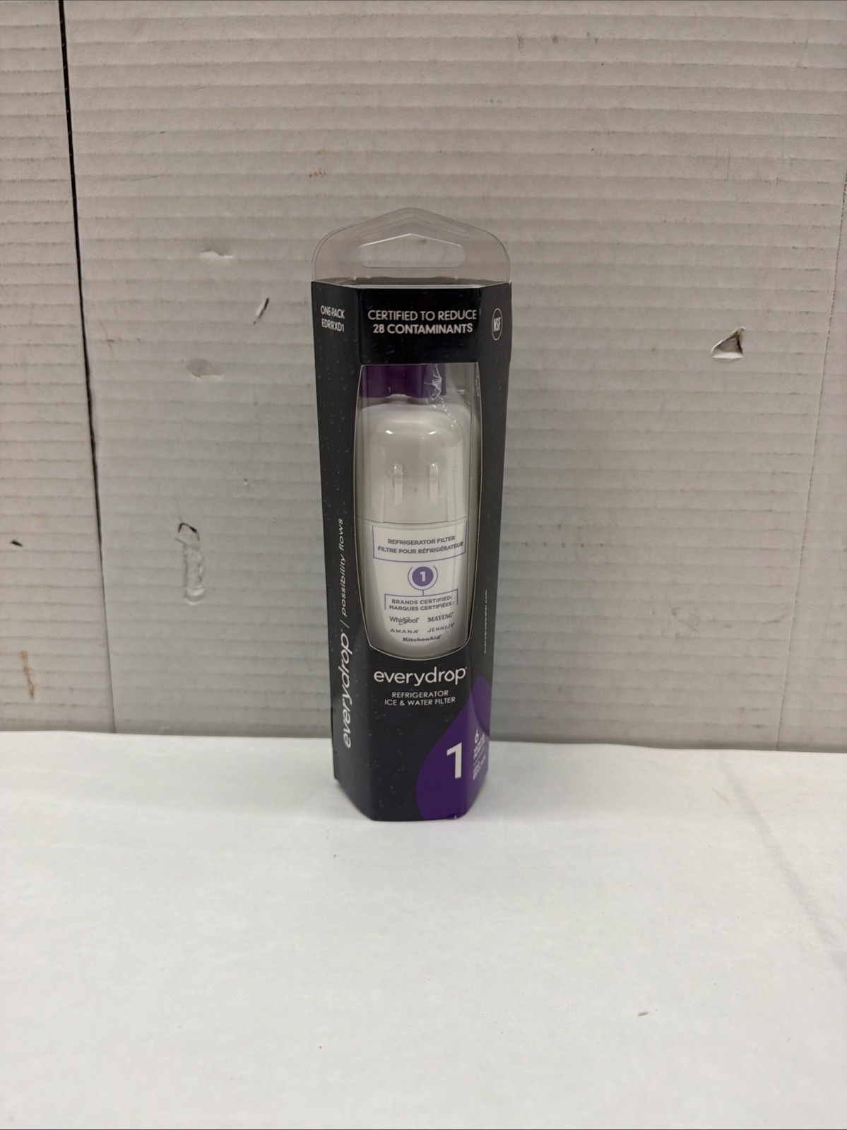 Everydrop EDR1RXD1 Refrigerator Water Filter 1 Whirlpool Maytag Kitchenaid OEM gallery