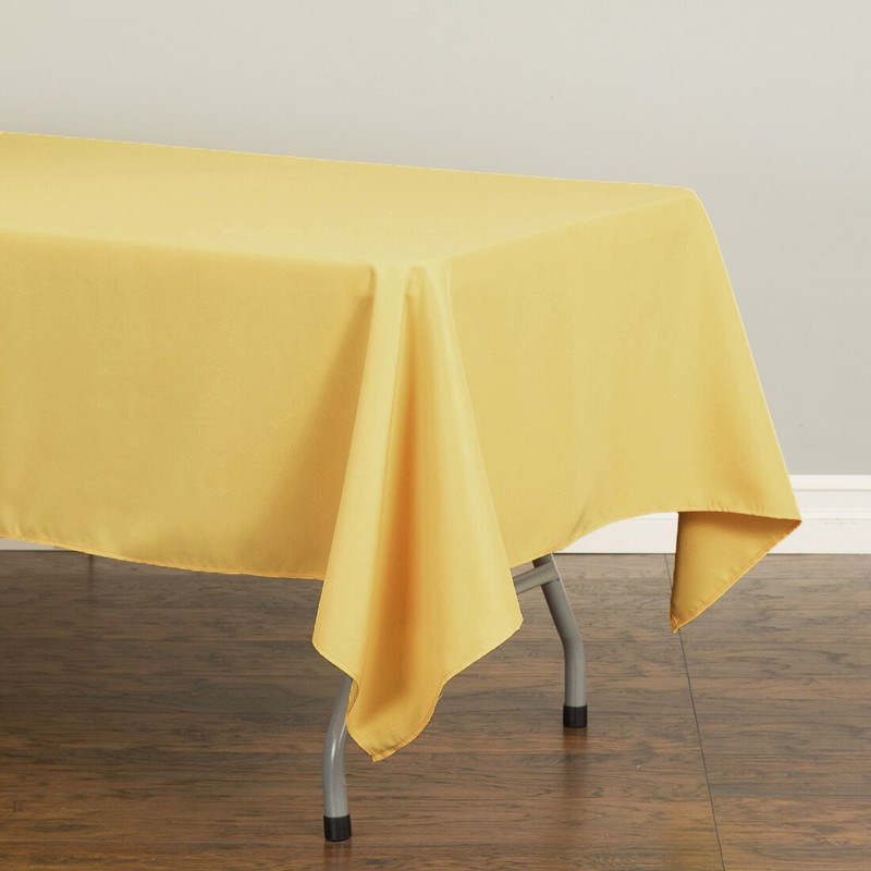 60 x 126 in. Rectangular Polyester Tablecloths for 8 ft. Tables Banquet Party gallery