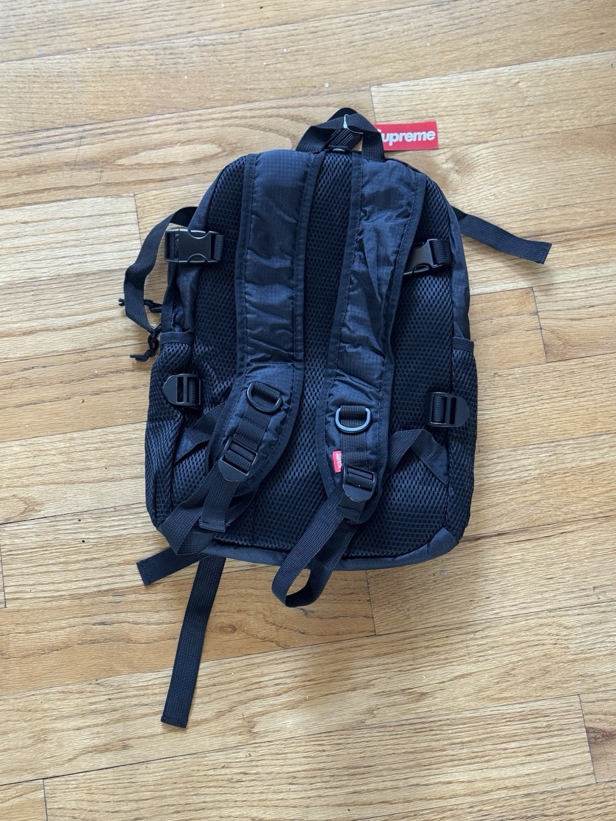 Black Supreme Backpack 2