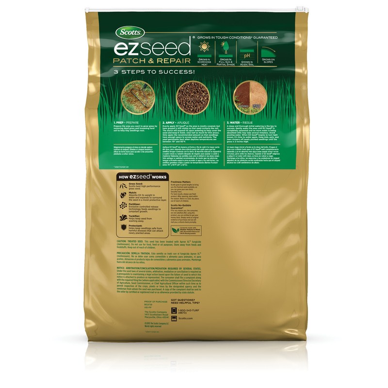 Scotts EZ Seed Patch & Repair Centipede Grass 20 lbs. Covers up to 445 sq.ft. gallery