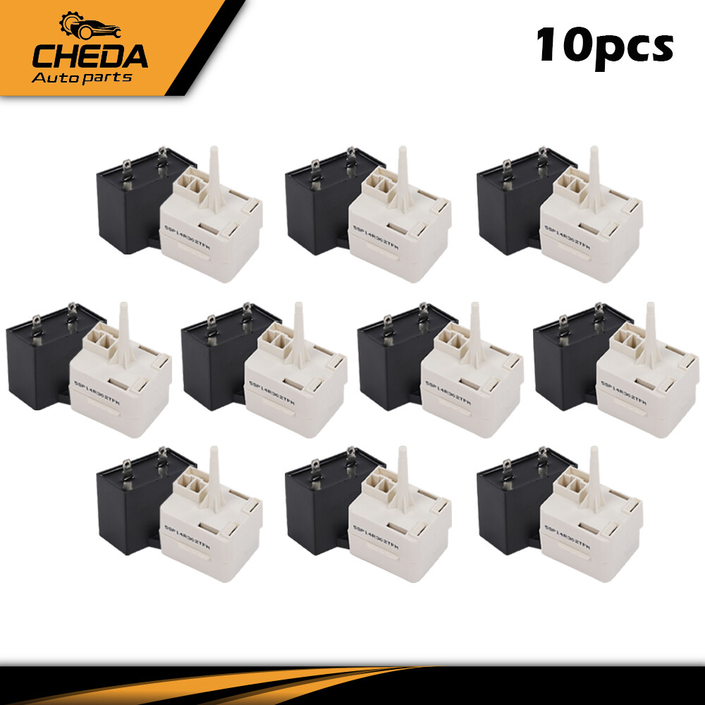 10Pcs Fit For Whirlpool Refrigerator Compressor Start Relay& Capacitor W10613606 gallery
