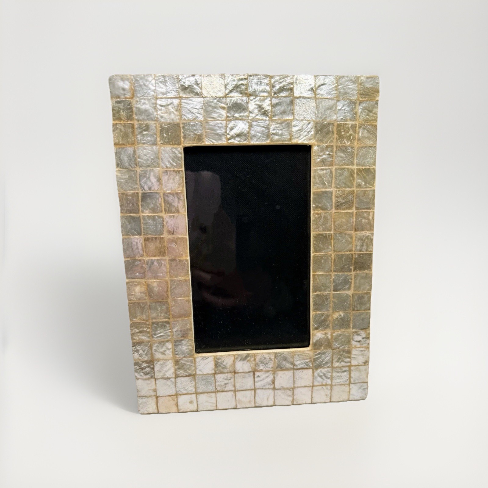 Capiz Shell Tabletop Picture Photo Frame Coastal Beach 8 x 6 Holds 5 x 3 H20 gallery