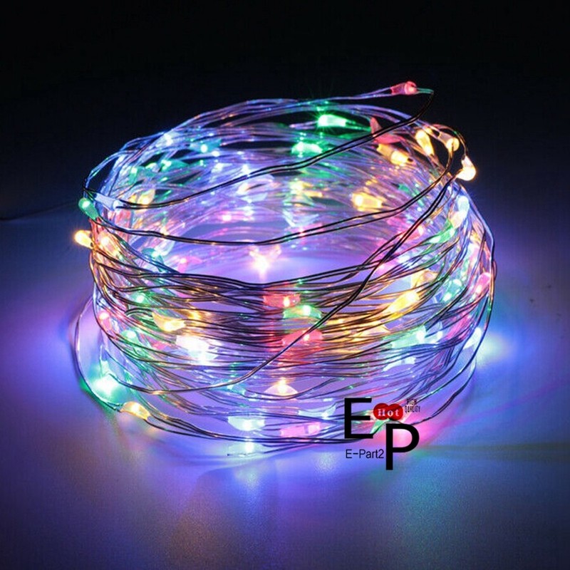 USB Plug Twinkle LED String Fairy Lights Copper Wire With Remote 50 100 200 LED gallery