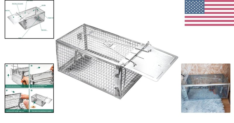 Reusable Small Animal Trap - Safe Catch and Release for Indoor & Outdoor gallery