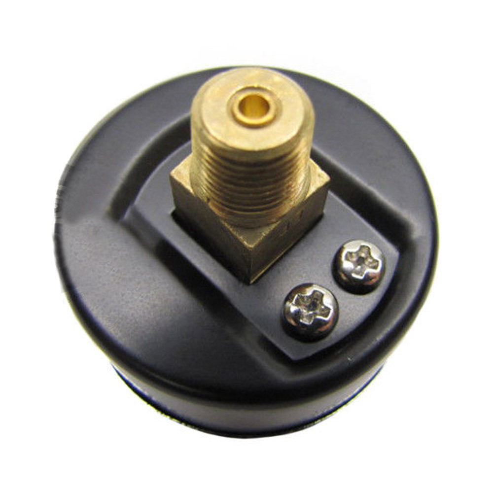 1/8" NPT Air Compressor / Hydraulic Pressure Gauge 0-30 PSI Back Mount 1.5" Face gallery