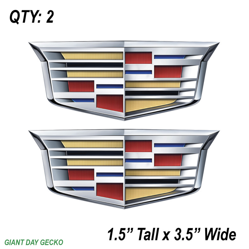 (2) TWO Cadillac Caddy XTS Escalade SUV Truck Car Stickers Auto Decal NEW gallery