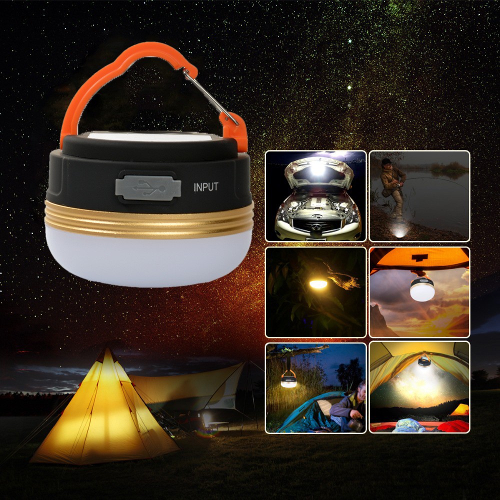 Strong Light Camping Light Usb Rechargeable Outdoor Led Hanging Light gallery
