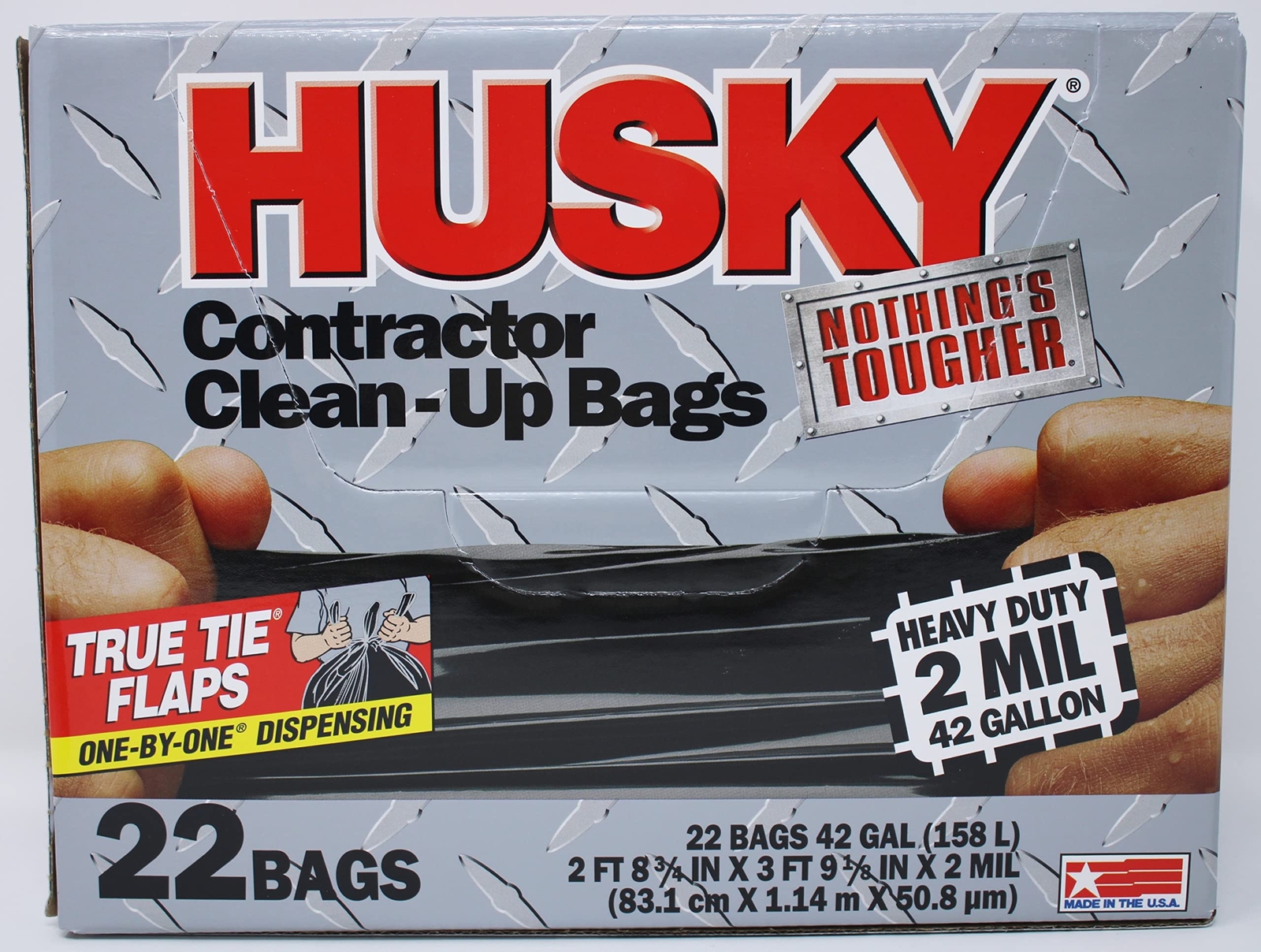 Hk42wc022b Heavy Duty Contractor Cleanup Bag Poly Black 42 Gal 4' L X 2' 9 In W gallery