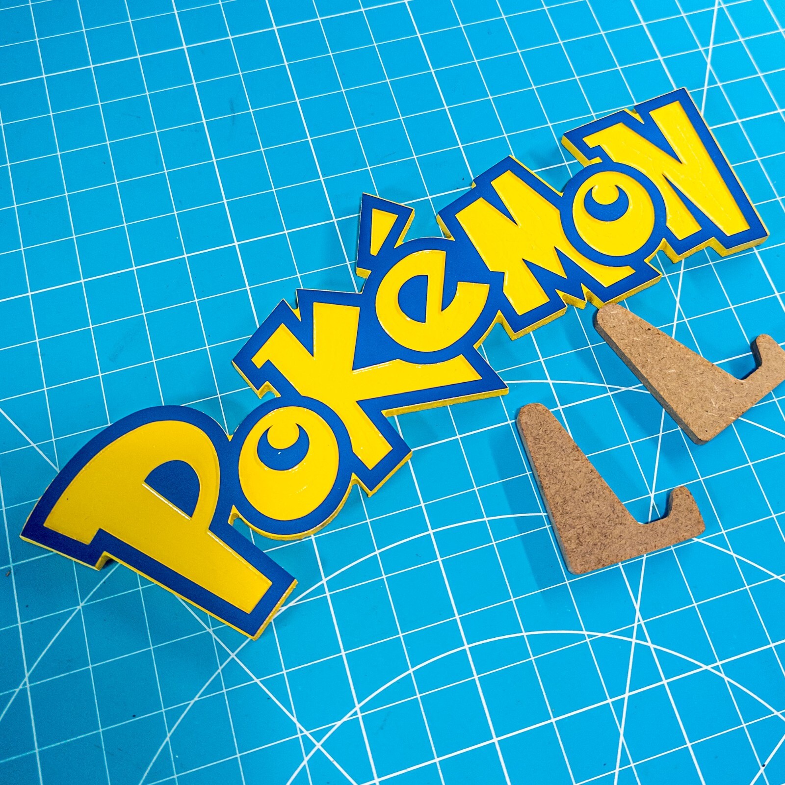 Large Engraved Pokemon Logo Sign Wall Art gallery