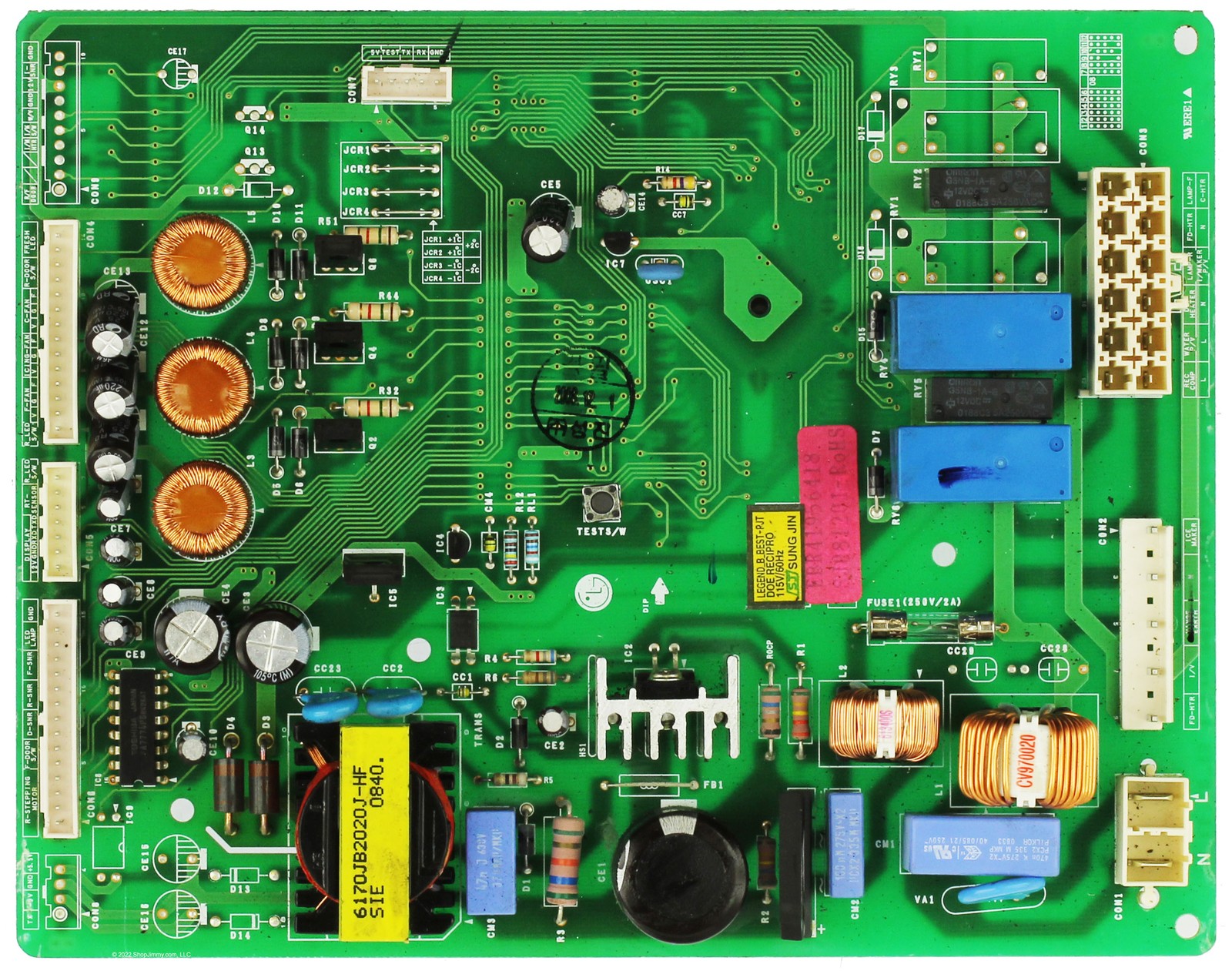 LG Refrigerator EBR41956418 Main Board gallery