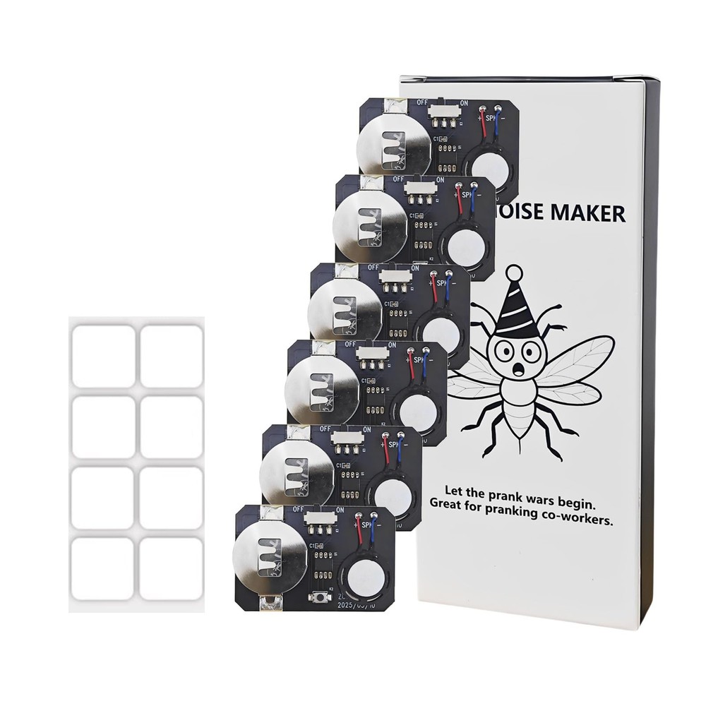 Smartkid Electronic Cricket Noise Maker Prank (6 Pcs),Sound Makers Device Kit...
