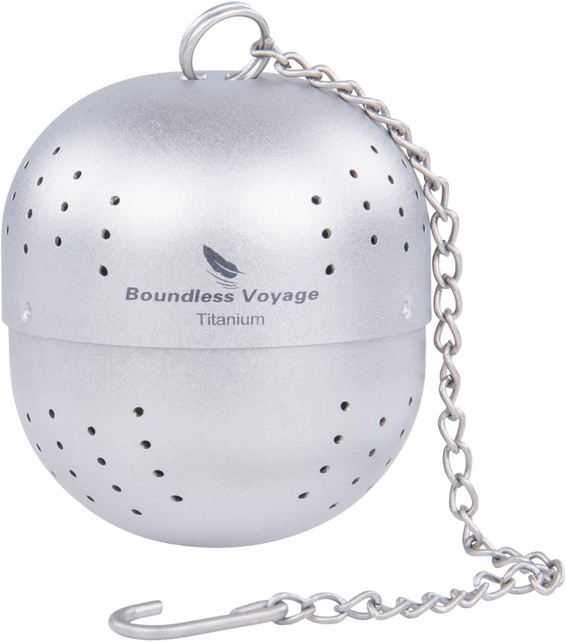 Titanium Tea Ball Infuser for Loose Tea Lightweight Tea Strainers Tea Steeper... gallery