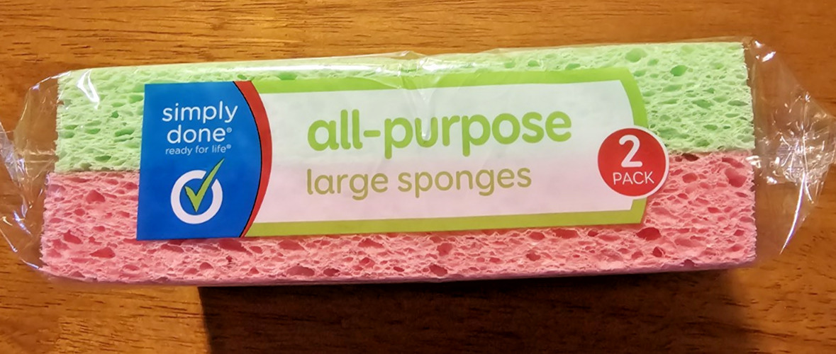 Simply Done Ready All Purpose Large Sponges 2 Pack 6in X 3.6 in X .9(Like Ocelo) gallery