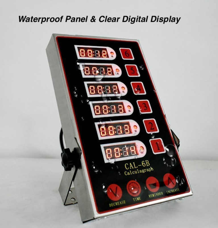 Commercial Kitchen Timer with 6 Channels, Professional LED Digital Timer for Coo gallery
