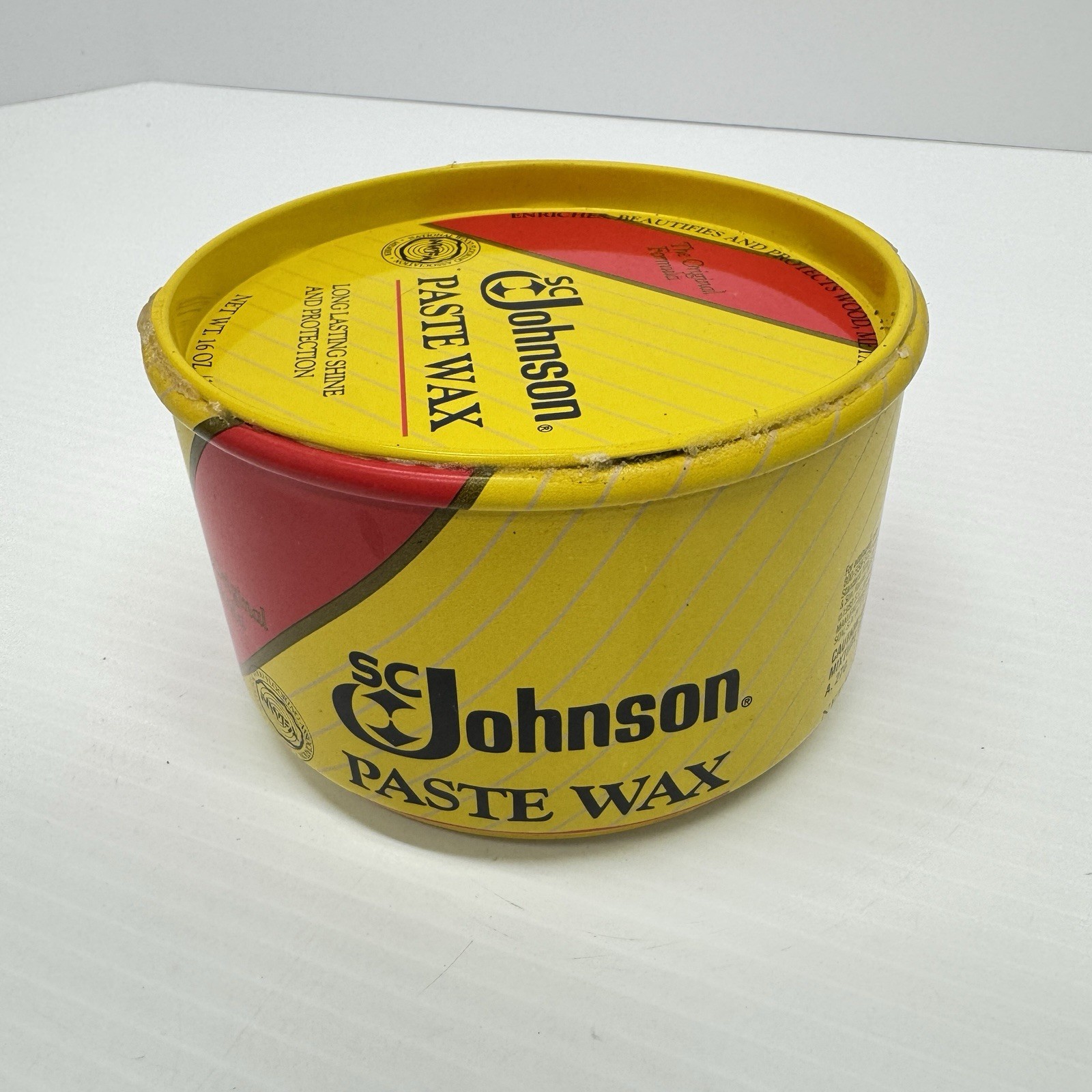 SC Johnson Paste Wax The Original Formula 1lb 2oz Discontinued 90% Or More FULL gallery