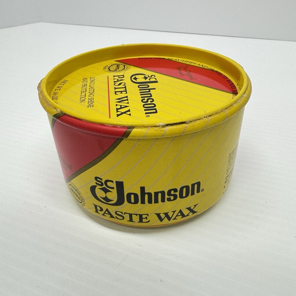 SC Johnson Paste Wax The Original Formula 1lb 2oz Discontinued 90% Or More FULL