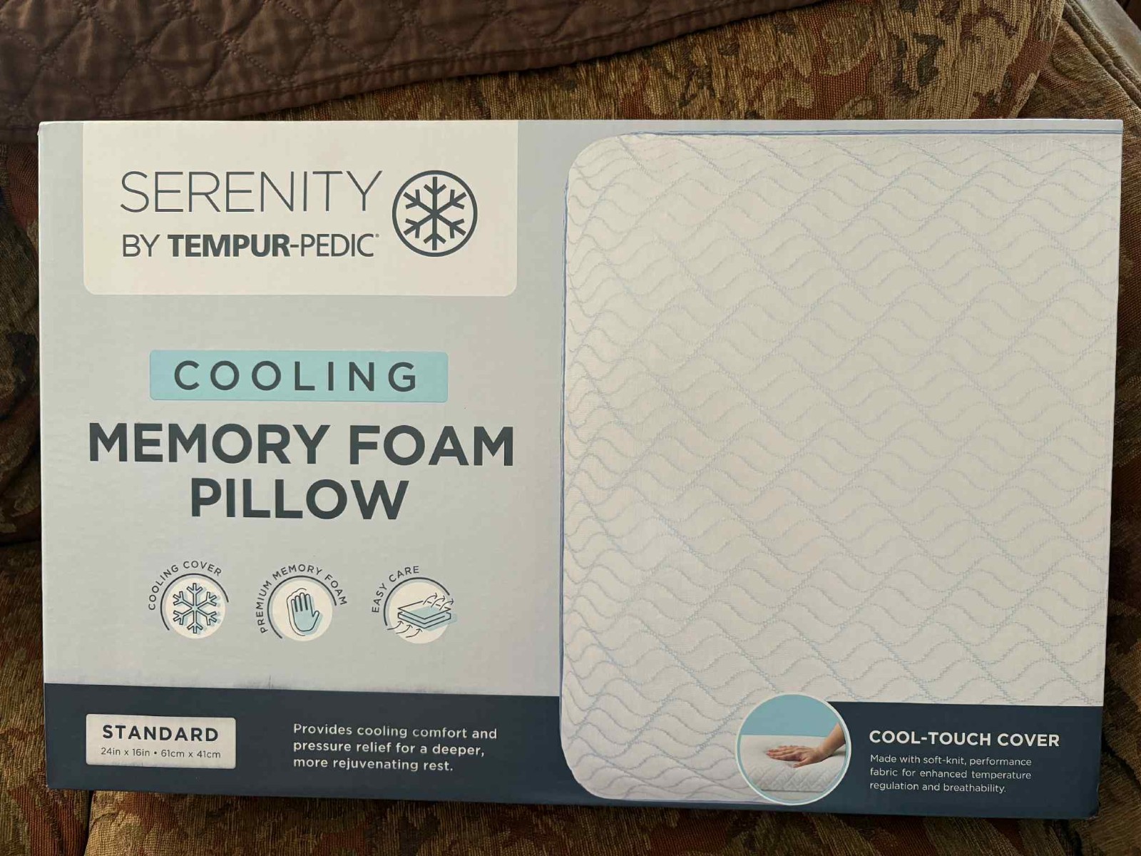 Serenity by Tempur-Pedic Cooling Memory Foam Pillow - Standard gallery