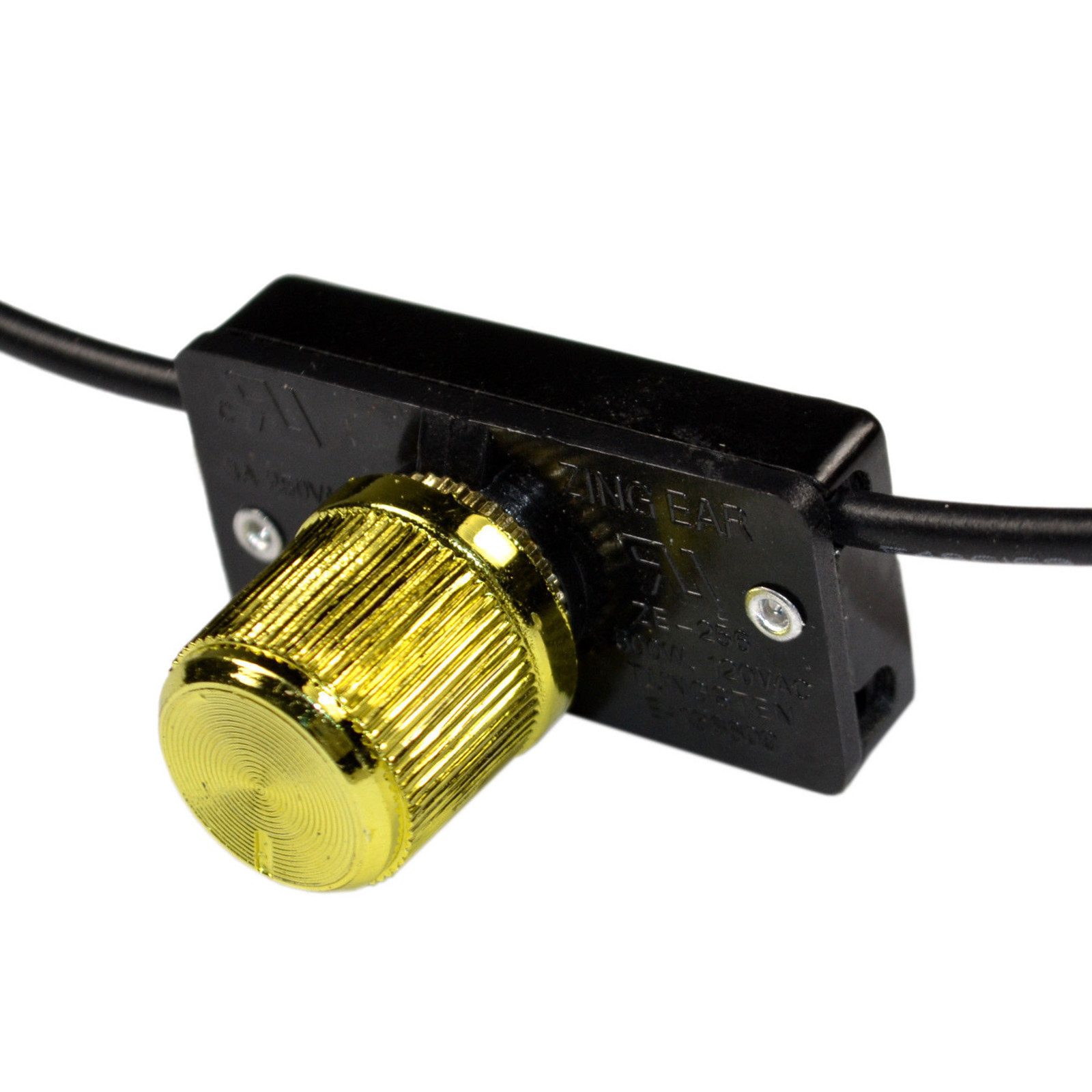 Hi-Lo-Off Universal Incandescent Rotary Light Lamp Switch 6A 125V gallery