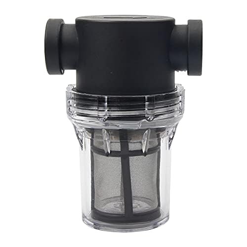 Inline Strainer with 100 Mesh Stainless Steel Filter Screen, 1/2" Female NPT gallery