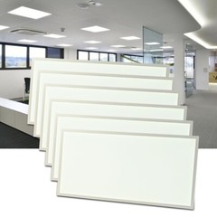 4 Pack 2×4 FT LED Flat Panel Troffer 30-72W 2700-6000K 5CCT Ceiling Office Light