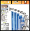 Curved Adjustable Shower Curtain Rod 20-84" Heavy Duty Rust Proof Nickel Finish gallery