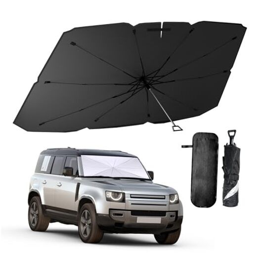 ???5 ??????? Foldable Car Windshield Sun Shade 57 * 33 Inches gallery