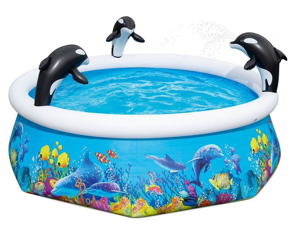 Bestway H2OGO! Orca Spray Fast Set Pool 8 ft x 26 in gallery