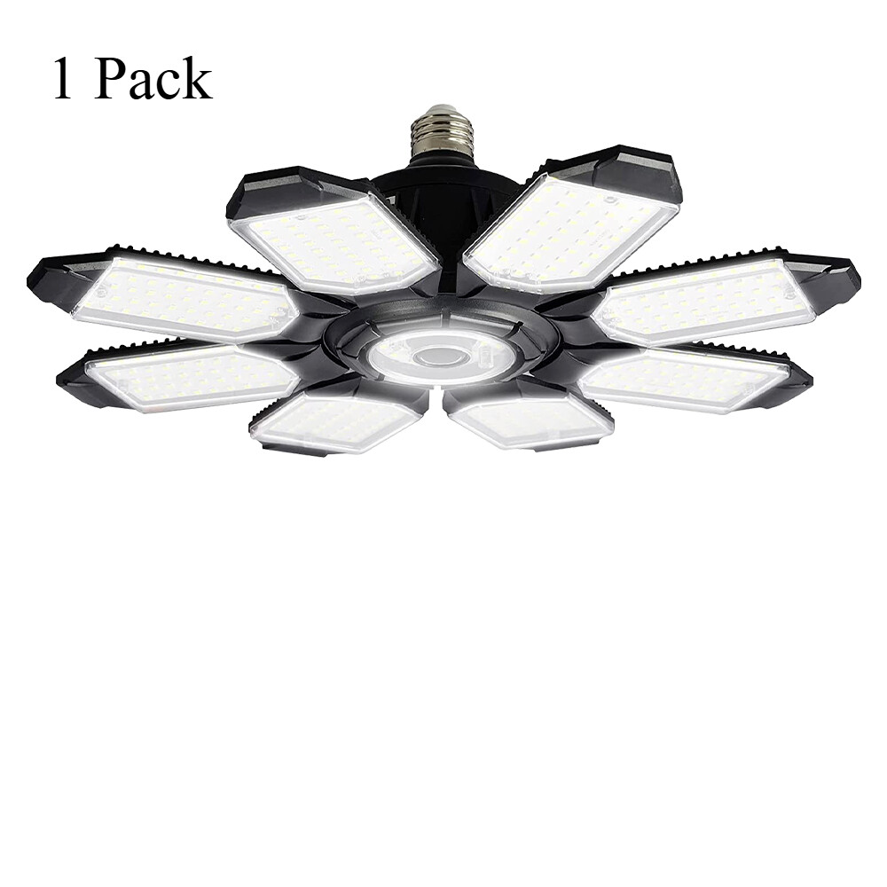 1-4 Pcs LED Deformable LED Garage Light Bright Shop Ceiling Lights Fixture Bulb gallery