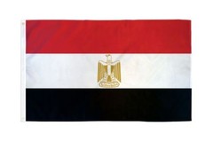 Egypt flag 2X3ft poly 100D