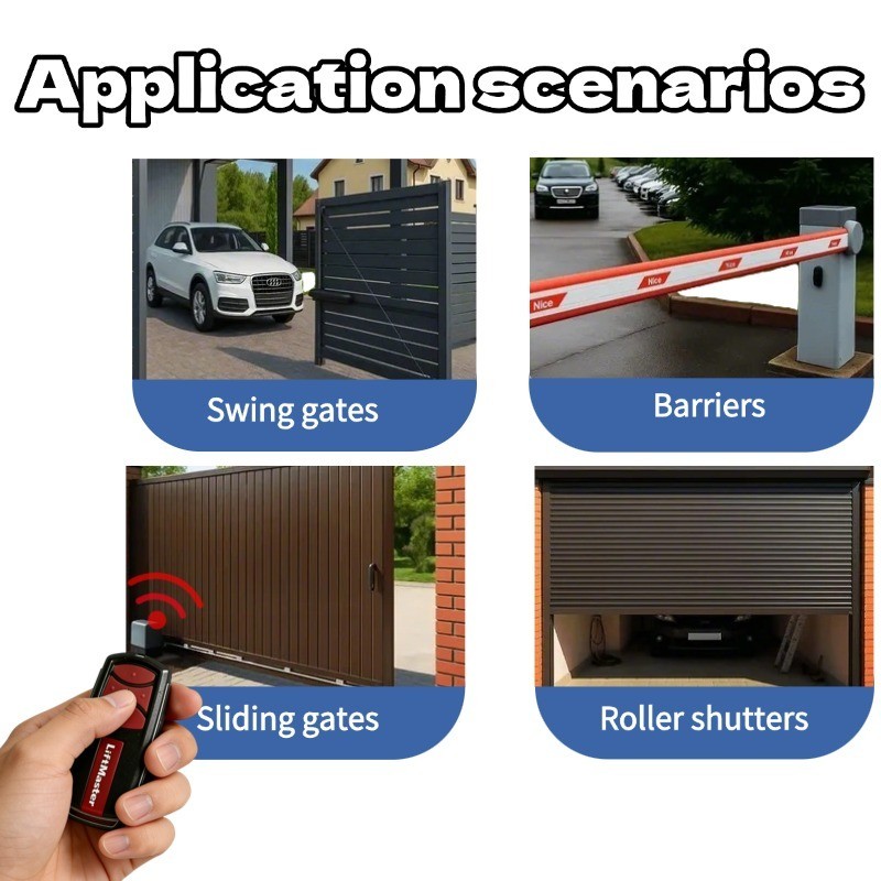 Liftmaster TX4UNIF Remote Control Replaces 4330E, 4333E, 4335E, TX4UNIS, TX4UNI gallery