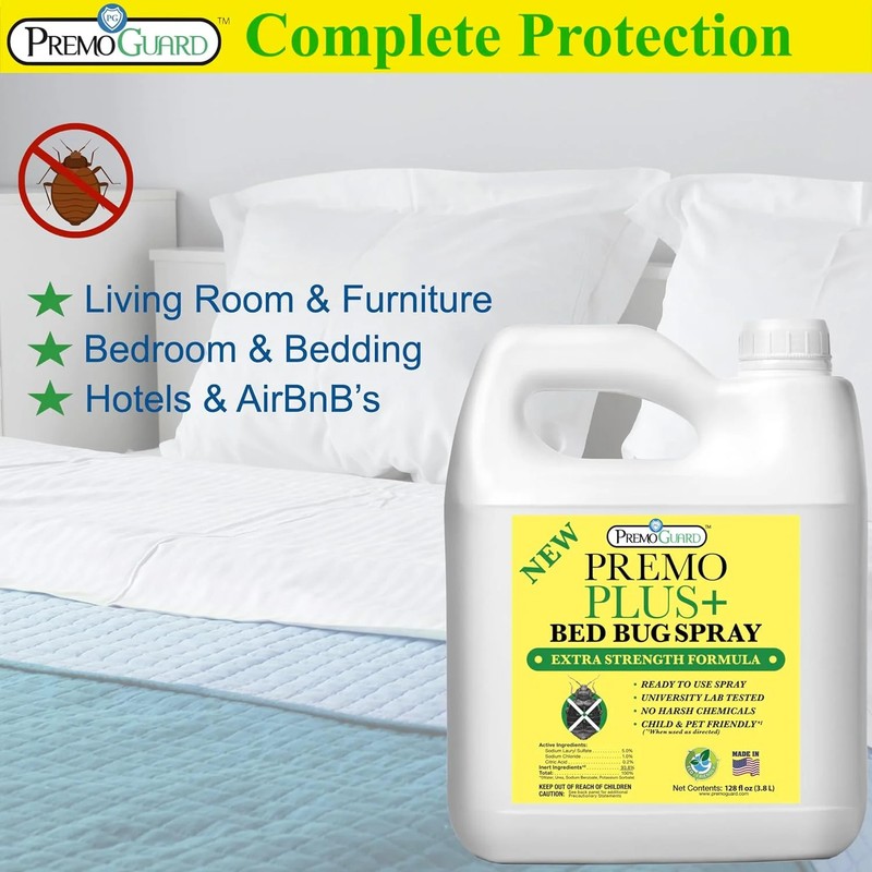 Bed Bug Plus - 128 oz - All Natural Non-Toxic - By Premo Guard gallery