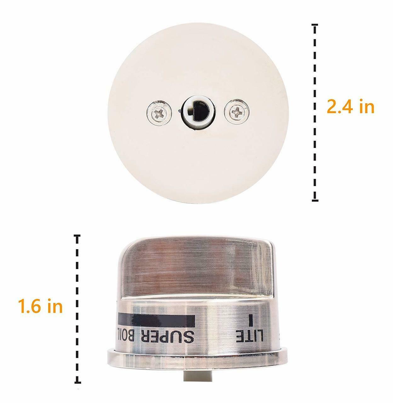 4 PCs EBZ37189611 + 1 PCs EBZ37189609 compatible with LG Range Burner Knob gallery