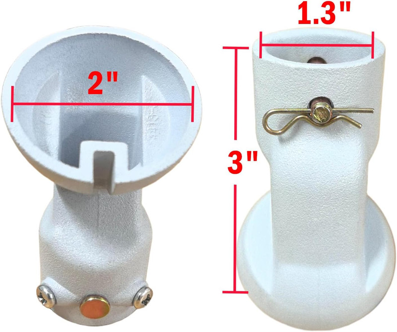 Sloped Ceiling Fan Mounting Bracket for Vaulted Ceilings up to 45° (White) gallery